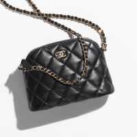 Chanel AP4000 Classic Clutch with Chain in Lambskin Black