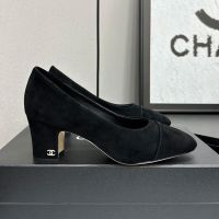 Chanel G31749 Pumps Women in Suede Black