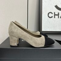 Chanel G31749 Pumps Women in Suede Grey
