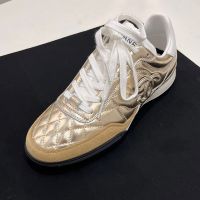 Chanel G45839 Sneakers Women in Calfskin Gold