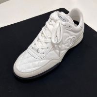 Chanel G45839 Sneakers Women in Calfskin White