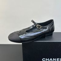 Chanel G46444 Mary Janes Women in Lambskin Black
