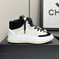 Chanel G46742 Sneakers Women in Suede and Calfskin White