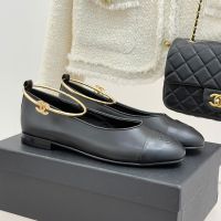 Chanel G46932 Ballet Flats Women in Lambskin Black
