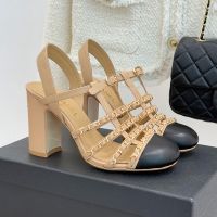 Chanel G46956 Slingback Pumps Women in Lambskin Apricot