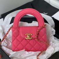 Chanel AP3435 Kelly Clutch with Chain in Velvet Rose