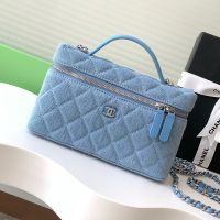 Chanel AP4385 Vanity with Chain in Denim Blue