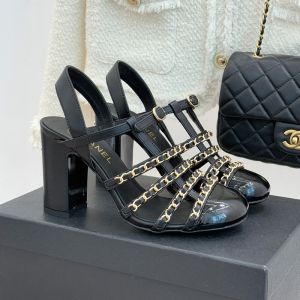 Chanel G46956 Slingback Pumps Women in Lambskin Black