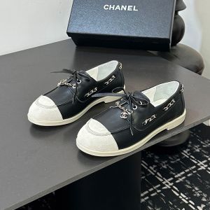Chanel G47005 Moccasins Women in Calfskin and Suede Black