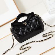 Chanel AP3875 Clutch with Chain Strap in Lambskin Black