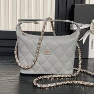 Chanel AP4386 Clutch with Chain in Grained Calfskin Grey