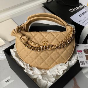 Chanel AP3943 Pouch in Grained Calfskin Apricot
