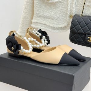 Chanel G46851 Flats Women in Lambskin Apricot